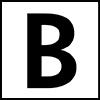 Buchstabe B Buchstabe B
