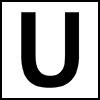 Buchstabe U Buchstabe U