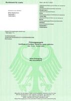 Certificate of conduct Certificate of conduct